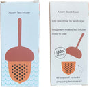 Eikelvormige Siliconen Theezeef – theefilter-Stijlvol en Handig voor Losse Thee-5*5*10cm