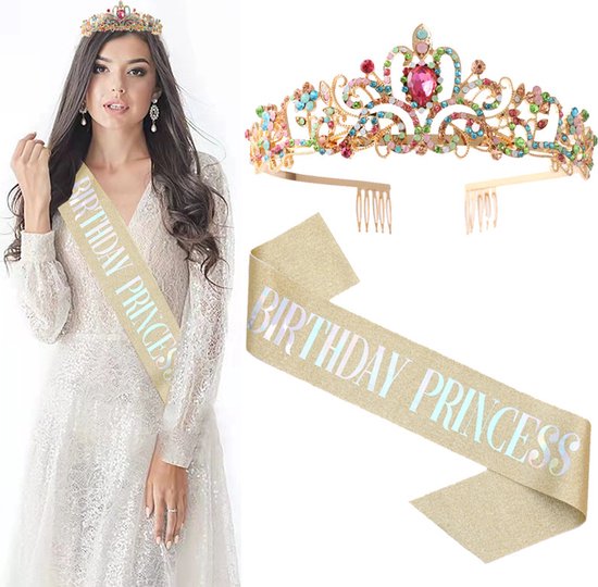 Verjaardag Prinses Sjerp en Tiara - Gouden 'Birthday Princes