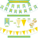 18e Verjaardag Decoratie Set - Thema: gouden 18 jaar - Versiering voor feestjes, verjaardag - feestdecoratie