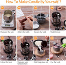 Zelfgemaakte aromatherapie-kaarsenset