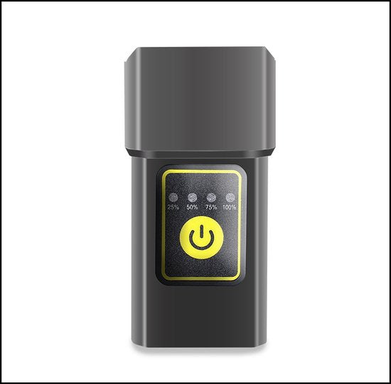 Unikorf Waterdichte USB Fietsverlichting voor & achter zwart