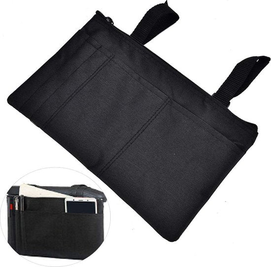Waterdichte Tas voor Scootmobiel - Duurzaam en Ruim - Zwart