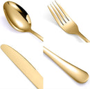 36 Delig RVS Bestekset-Stijlvol en tijdloos design -goud