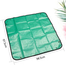 PE Plantenonderzetter 98.5x98.5cm Groen voor Zaaien