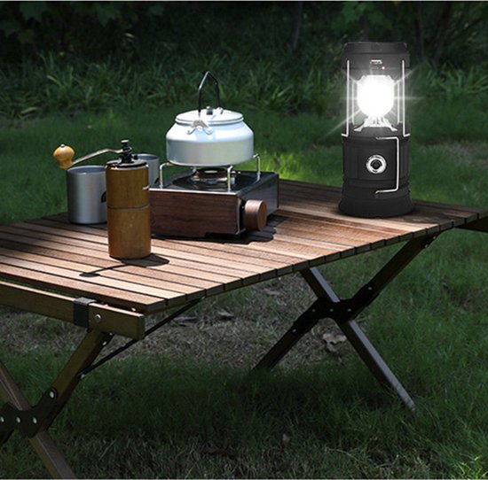 Xtraworks Solar LED Campinglamp - IPX 45, USB Powerbank