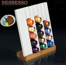 TDR - Staande capsulehouder - Geschikt voor Nespresso en compatible Capsules - max 18 capsules - wit
