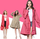 Unikorf Regenjas Opvouwbaar Waterdicht + Tas, Perzikroze