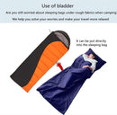 Draagbare slaapzak hoes marineblauw 115x210cm met opbergzak