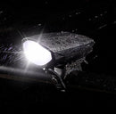 Xtraworks-Waterdichte Fietsverlichting-Koplamp- Voor alle fietsen- Zwart (USB Opladen)