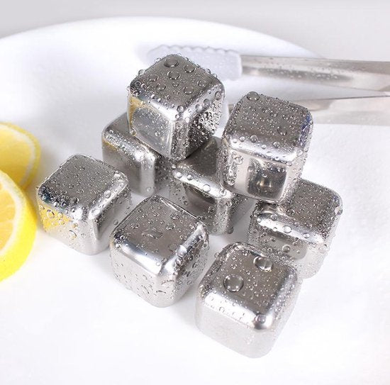 Unikorf Luxe Whiskey Set: 6 Stones, Tang & Doos