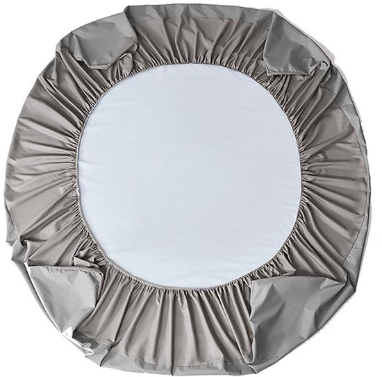 Matrashoes - Ademend & Antibacterieel - Waterdicht - Bescherm uw matras tegen vloeistoffen & allergieën - 200x220x30 cm - Grijs