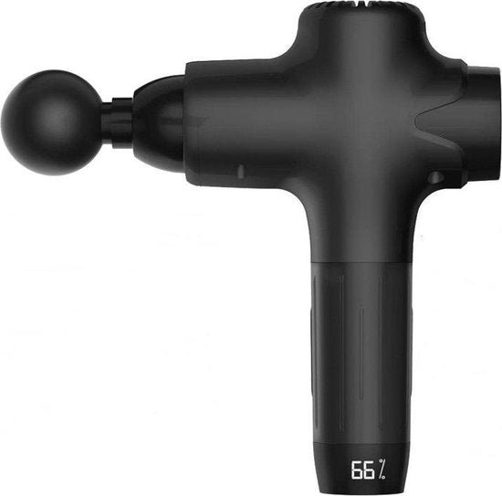 TDR Massager Gun: Het Ultieme Massageapparaat voor Sport, Fasciabehandeling, Relaxatie & Pijnbestrijding - Met 7 Niveaus & 8 Accessoires - Zwart