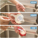 10-Delige Schoonmaakborstels - Buizenreiniger Set Wit