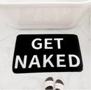 Unikorf GET NAKED Badmat 40x60 Zwart Antislip