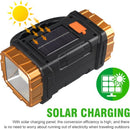 LED zaklamp Rood/Blauw waarschuwing, 1500mAh, USB - Outdoor