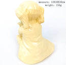 Creatieve hars tuinbeeld-Jongen en meisje standbeeld-decoratief tuinfiguur met glow in the dark poeder