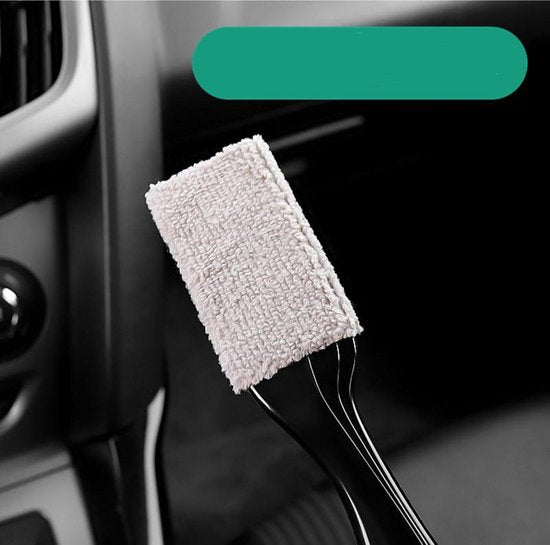 Merkloos TDR 2 stuks luchtroosterborstel auto airco