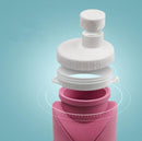 TDR - Outdoor draagbare opvouwbare waterfles roze 600ML