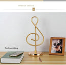 Xtraworks- Minimalistische Bureaulamp Muzieknoot Goud