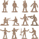 360-delige leger speelgoed set - Mini Soldaat Actiefiguren speelset met 12 verschillende poses, Simulatie Oorlogsscène speelgoed voor kindergeschenken.