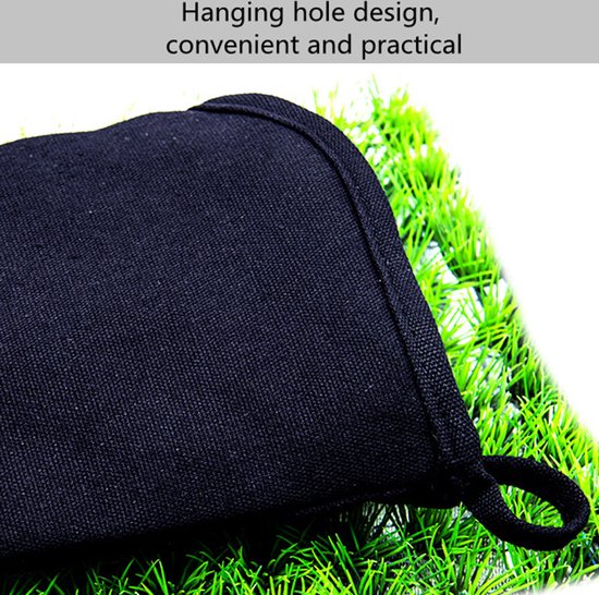 2 Stuks/1 Paar Siliconen Ovenwanten met Zachte Katoenen Voering , Extra Lange Hittebestendige Ovenhandschoenen Voor Bakken, Koken, Grillen-zwart