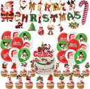 90 delig kerstfeestset - Thema: Merry Christmas - Versiering voor feestjes, verjaardag - feestdecoratie
