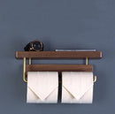 Luxe Zelfklevende Toiletrolhouder met Telefoonplankje