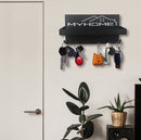 TDR-sleutelrek met plank sleutelbord-Sleutel organizer-zwart