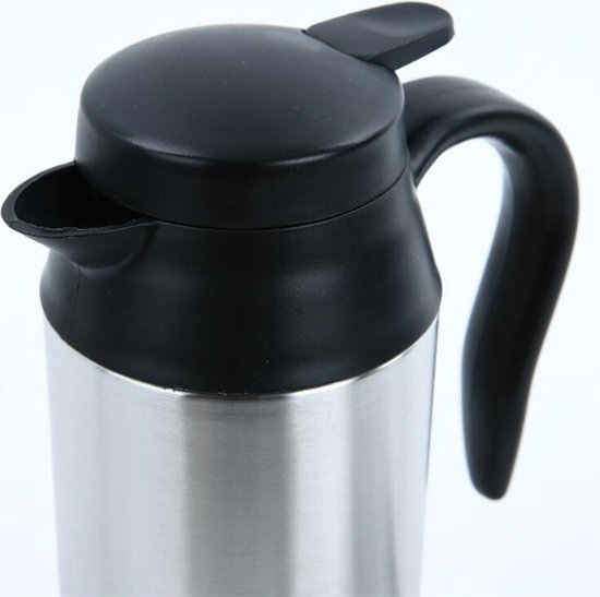 750 ml auto waterkoker roestvrij staal - sigarettenaansteker reiswaterkoker voor water en koffie-12V