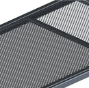 Uittrekbaar en Ophangbaar Metalen Opbergrek - Verstelbare Lengte 38 cm tot 70 cm - Perfect voor Keuken, Badkamer ,Kledingkasten Schoenenkast-zwart