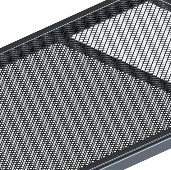 Uittrekbaar en Ophangbaar Metalen Opbergrek - Verstelbare Lengte 38 cm tot 70 cm - Perfect voor Keuken, Badkamer ,Kledingkasten Schoenenkast-zwart