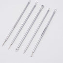 Roestvrijstalen comedonenverwijderingsset - 9 stuks