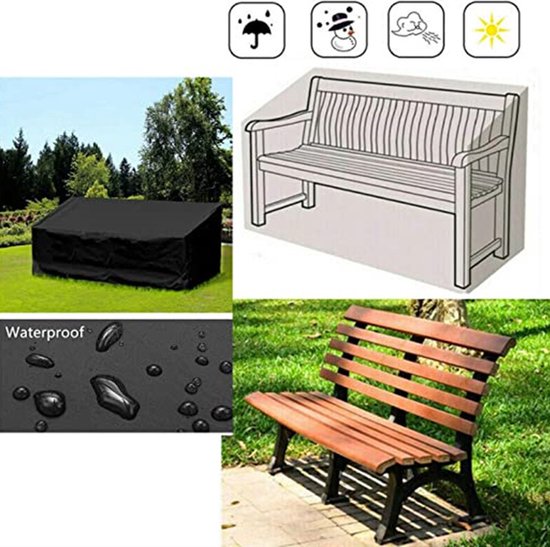 Unikorf 4-zits tuinbankhoes 190x66x89 - Waterdicht & UV