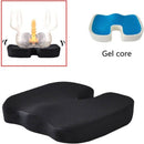 Unikorf Gelzitkussen – Wasbaar Ademend Net Zwart 45x35x7cm