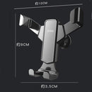 Universele autohouder smartphone ventilatierooster & raam 2-