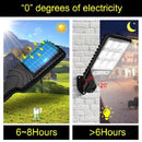 Tuinverlichting op zonne-energie met afstandsbediening-IP65-180 COB LED-Buitenlamp- Bewegingssensor & Nachtsensor