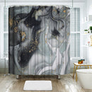 Waterdicht Marmer Douchegordijn 180x200CM - UniKorf.nl