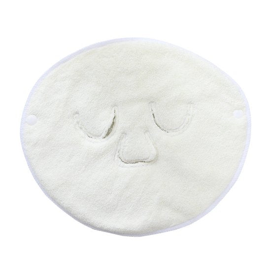 2 stuks gezichtsmasker handdoek - Compact - Voedende gezichtshanddoek voor stomen - Perfect voor hydraterende huidverzorging - Verjaardagscadeau voor vrouwen 24 * 26CM