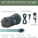400 LED Kerstboomlampjes - 2m - 16 Takken - IP44 - 8 Modi