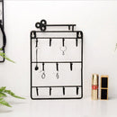 Stijlvolle Metalen Sleutelrek met 11 Haken-Wandorganizer-Rui