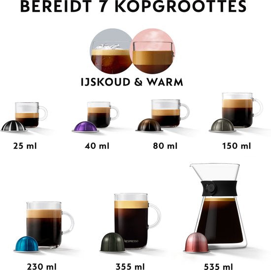 Sage Vertuo Creatista Black Truffle SVE850BTR Nespresso Koffiecupmachine