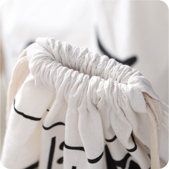 Set van 3 grote Linnen Opbergzakken 80x60 cm 226 L