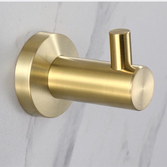 Unikorf 304 Ponsvrije Kapstok Haak - Goud