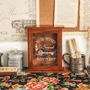 Massief Houten Sleutelkastje 21x25,5x6 cm Wandmontage Vintag