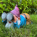 Charmant tuinkabouter lamp, telescoop zonne-energie, IP55 wa