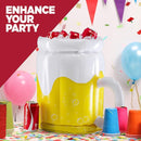 Unikorf 2 stuks Opblaasbaar Bierkoeler & Fles-/Blikjeshouder