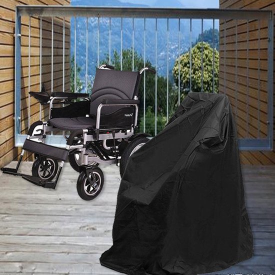 Waterdichte Rolstoelhoes 100 × 99 × 70 cm – 210D Oxford – UV- & Regenbescherming – donkergrijs
