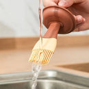 2 stuks oliefles siliconen bakkwast hittebestendig voor BBQ