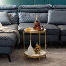 TDR - Nordic simple dubbellaagse kleine salontafel goud