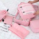 Packing Cubes 9-Delig – Koffer Organizer Reistassen – Duurzame Bagage Opbergset – Roze